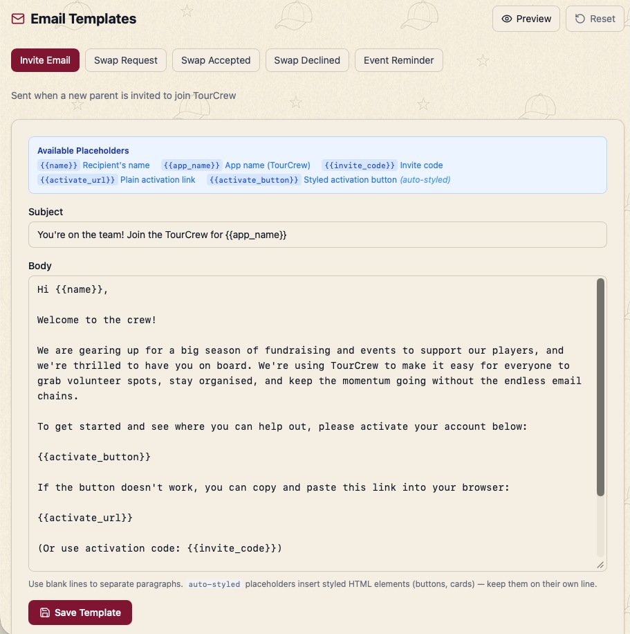 Email Templates